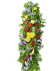 Luxembourg- Funeral Spray from Flowers All Over.com 