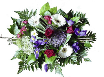 Luxembourg- Bouquet of Mixed Cut Flowers from Flowers All Over.com 