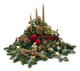 Poland- Christmas Arrangement from Flowers All Over.com 