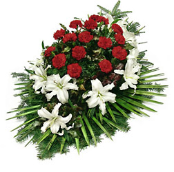 Poland- Funeral Spray from Flowers All Over.com 