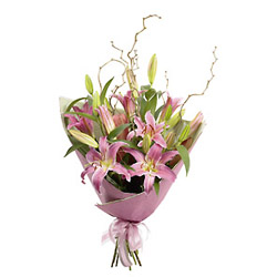 Lily Bouquet from Flowers All Over.com 