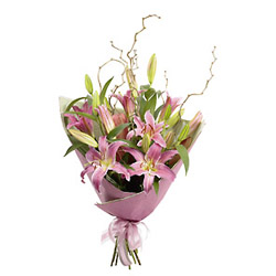 Lily Bouquet from Flowers All Over.com 