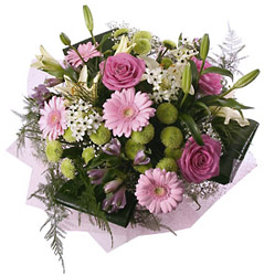 Turkmenistan-Pastel Colors Bouquet from Flowers All Over.com 