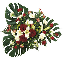 Turkmenistan-Funeral Spray from Flowers All Over.com 