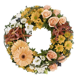 Wreath from Flowers All Over.com 