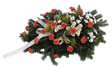 Slovakia- Funeral Spray from Flowers All Over.com 