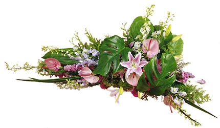 Spain- Funeral Spray from Flowers All Over.com 