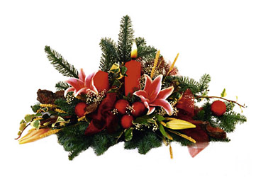 Spain- Christmas Arrangement from Flowers All Over.com 