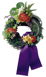 Sweden- Wreath from Flowers All Over.com 
