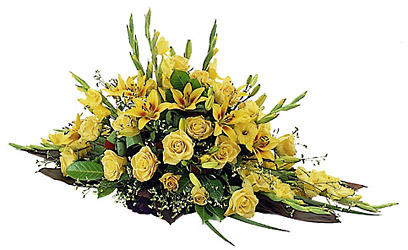 Switzerland- Funeral Spray from Flowers All Over.com 