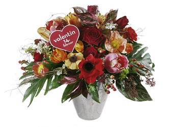 Switzerland- Valentine's Bouquet from Flowers All Over.com 
