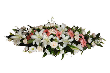 Funeral Spray from Flowers All Over.com 