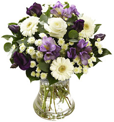 Perfect Gift Vase (blue) from Flowers All Over.com 
