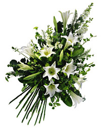 White Lily Spray from Flowers All Over.com 