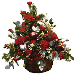 Christmas Basket from Flowers All Over.com 