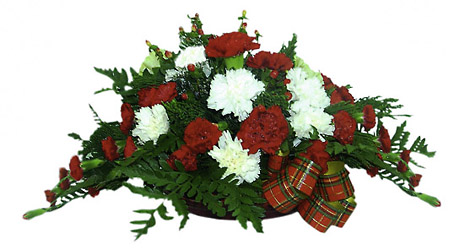 Christmas Arrangement from Flowers All Over.com 