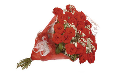 Ukraine- Red Rose Bouquet from Flowers All Over.com 