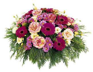 France- Funeral Flower Basket from Flowers All Over.com 