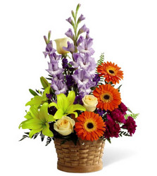 The Forever Sympathy Basket<b> from Flowers All Over.com 