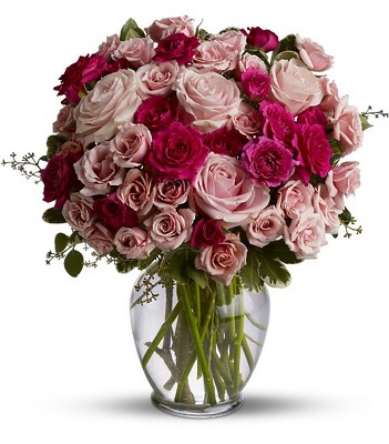 Spray Roses are Pink<b> from Flowers All Over.com 