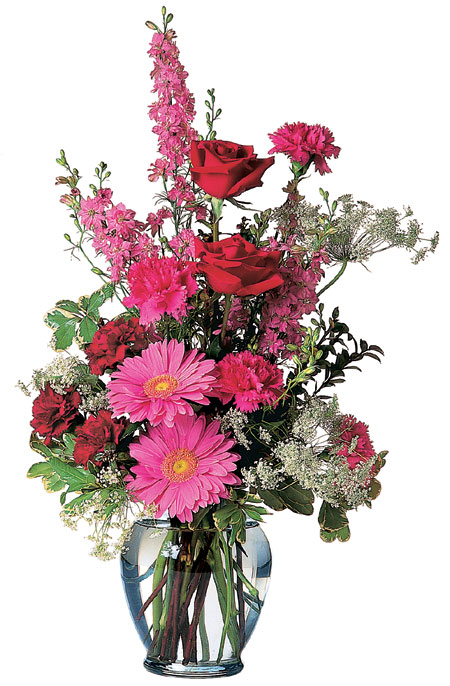 Pretty In Pink<b> from Flowers All Over.com 
