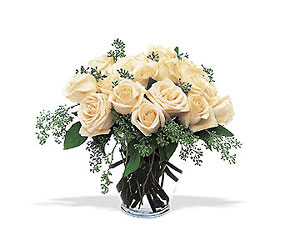 Winter White Roses<b> from Flowers All Over.com 