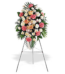 Gentle Thoughts Standing Spray from Flowers All Over.com 