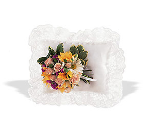 Small Satin Pillow<b> from Flowers All Over.com 