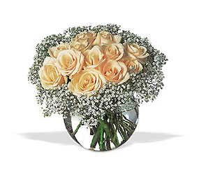 Sympathy Bowl Of Purity<b> from Flowers All Over.com 