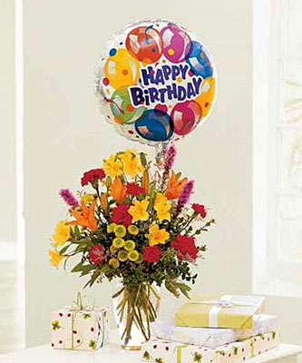 High Flying Birthday from Flowers All Over.com 