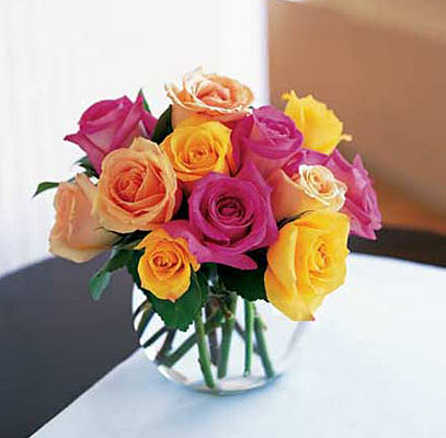 Hot Summer Roses from Flowers All Over.com 