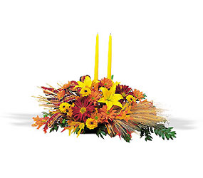 Bountiful Centerpiece<b> from Flowers All Over.com 